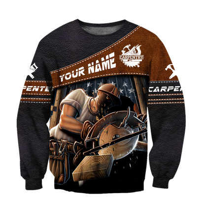 Personalized Name Carpenter 3D All Over Printed Unisex Shirts Ver 1