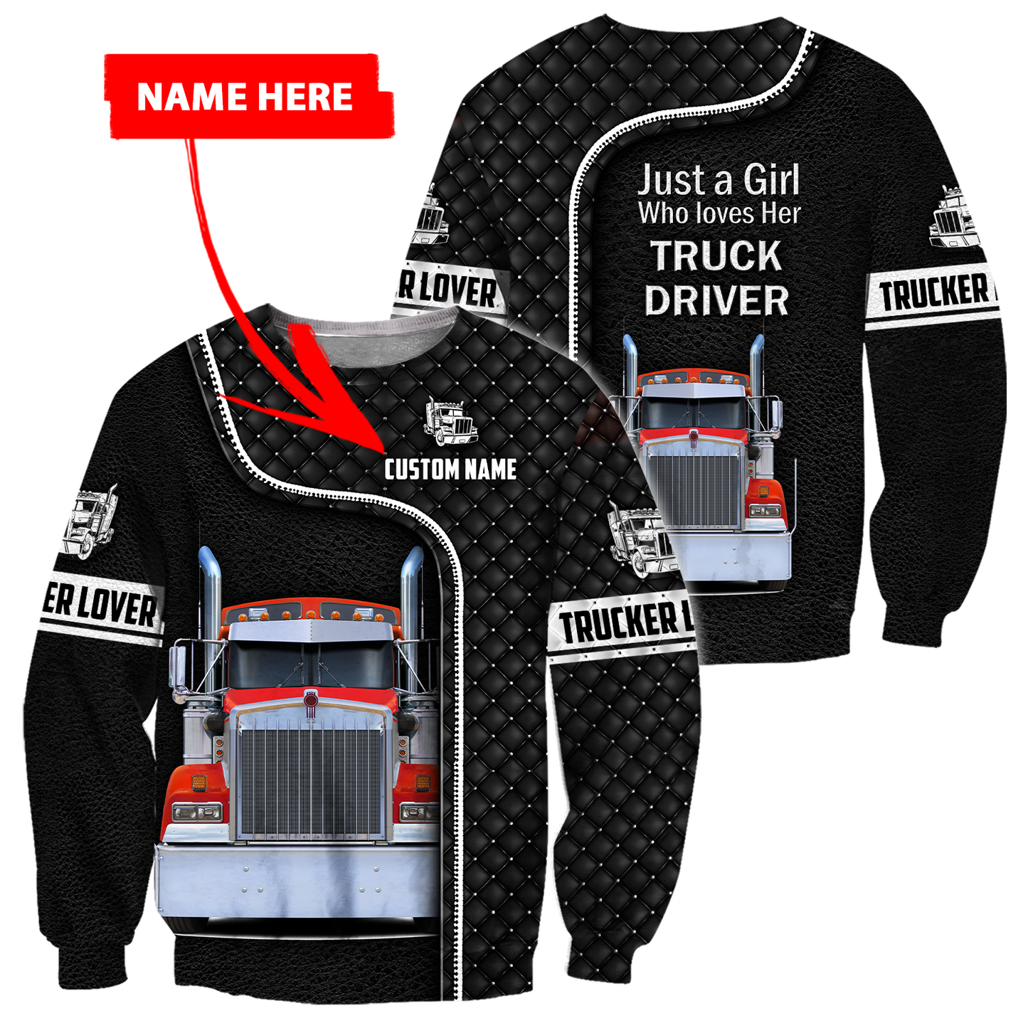 Personalized Name XT Trucker Lovers 3D All Over Printed Shirts