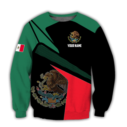 Personalized Mexico 3D All Over Printed Hoodie