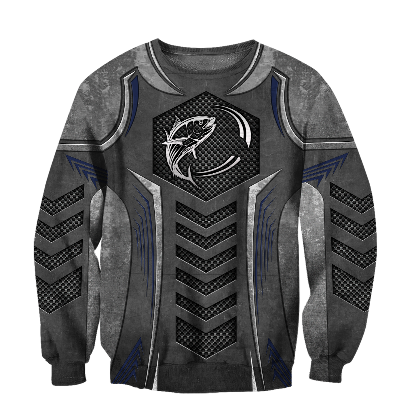 Tuna Fishing Metal 3D design print shirts