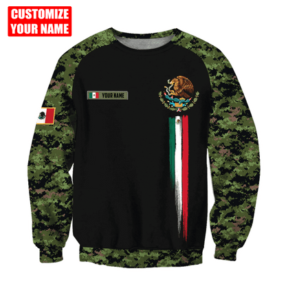 Personalized Name Mexico 3D All Over Printed Unisex Shirts Pi12072108