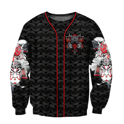 Samurai 3D All Over Printed Unisex Shirts