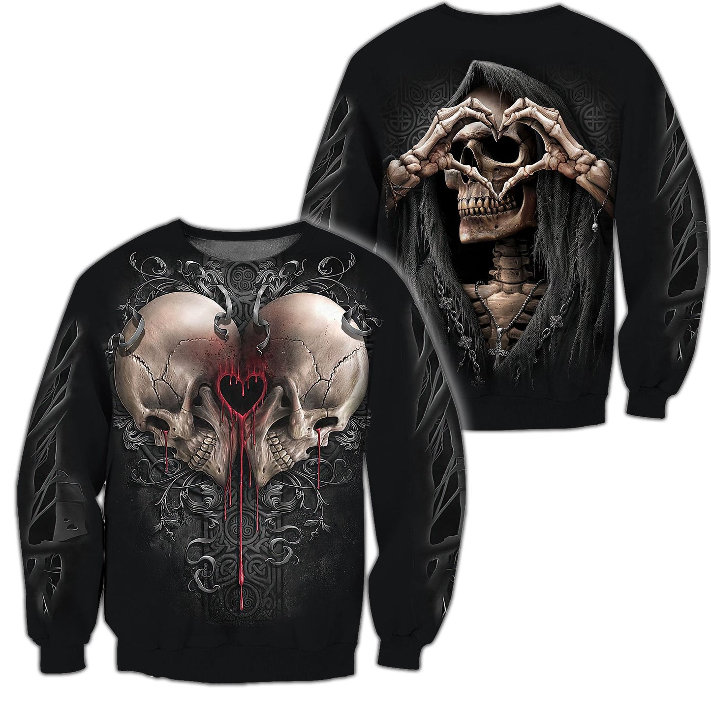Customize Name Tattoo Skull Hoodie For Men And Women NTN16032104