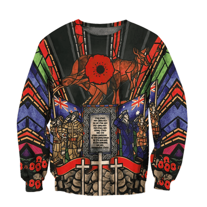 Premium Anzac Day Lest We Forget 3D All Over Printed Unisex