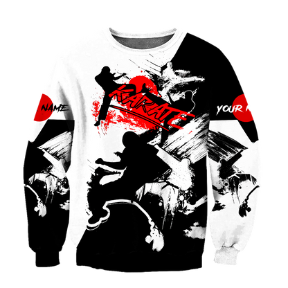 Customize Name KarateHoodie For Men And Women MH08032105