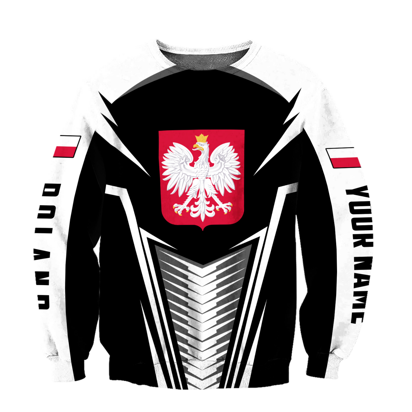 Personalized Polska 3D All Over Printed Unisex Hoodie