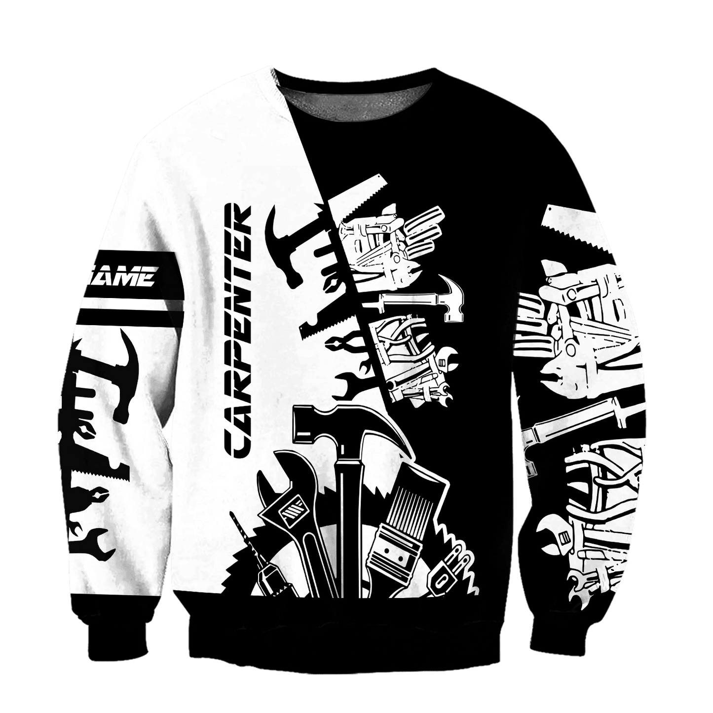 Personalized Name Carpenter Unisex Shirts Carpenter Tools Ver 2