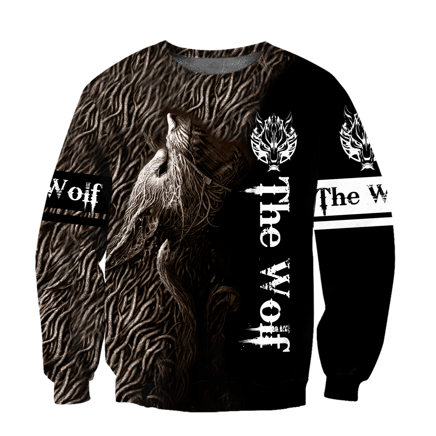 Premium Unisex Hoodie Fenrir Viking Wolf ML
