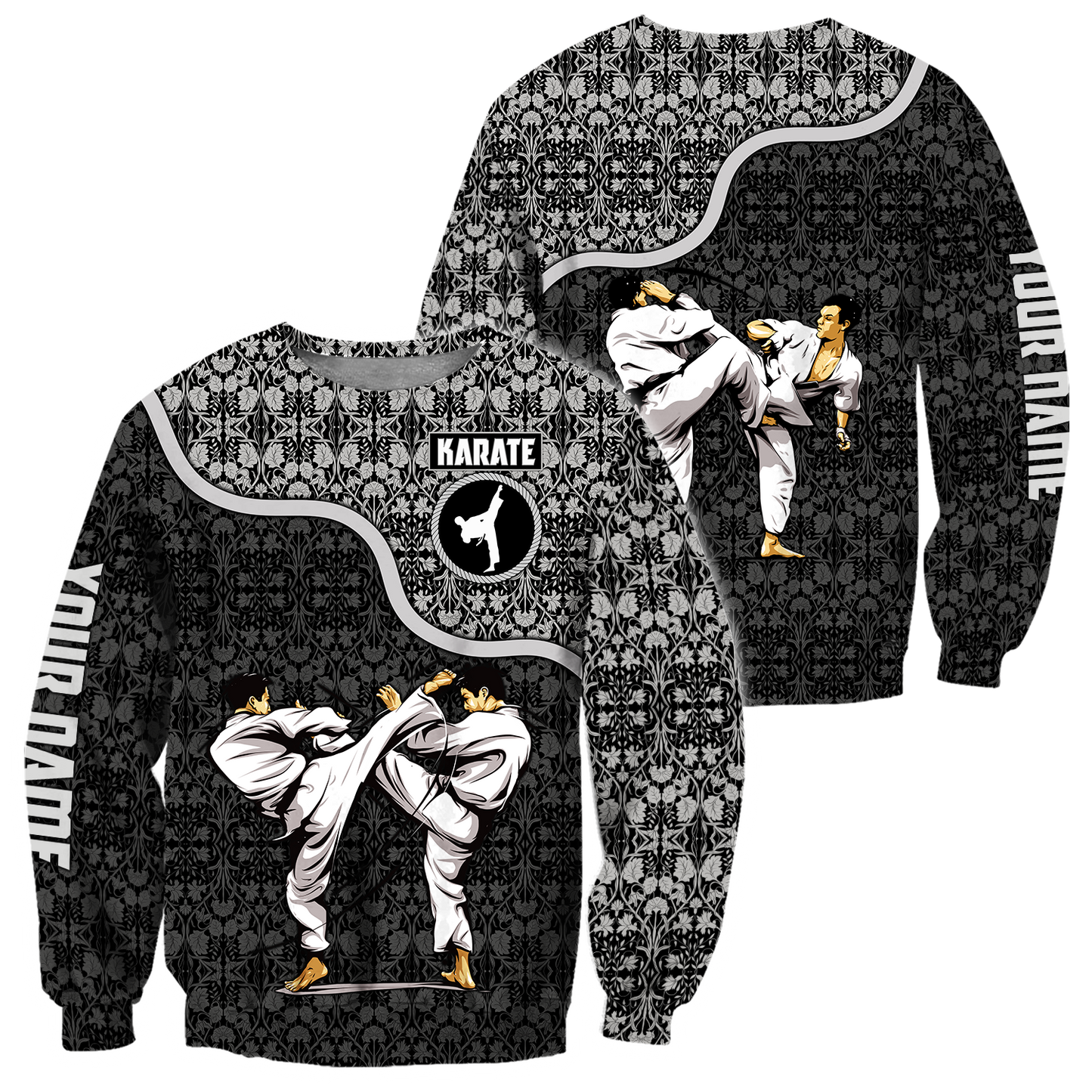 Customize Name Karate Hoodie For Men And Women TNA18032106