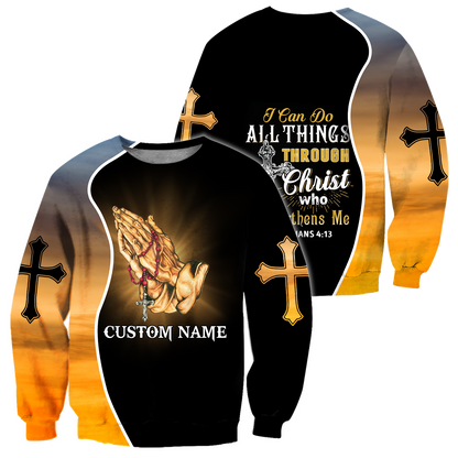 Premium Christian Jesus Easter Personalized Name 3D All Over Printed Unisex Shirts HV