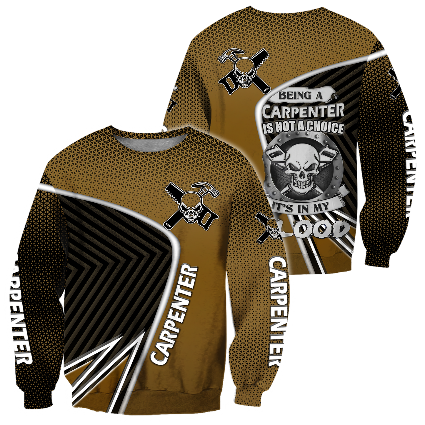 Personalized Name Carpenter 3D All Over Printed Unisex Shirts Being A Carpenter