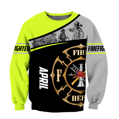 April Firefighter Hoodie For Men And Women MH28012116