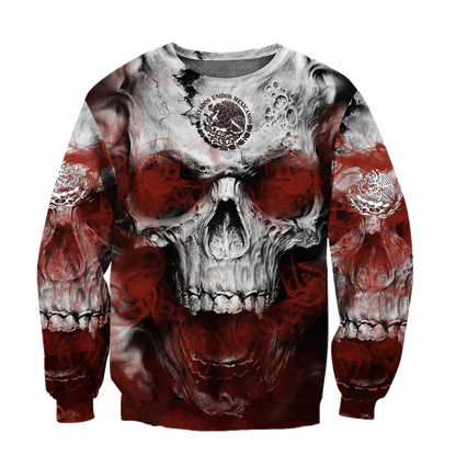 Mexican Skull 3D All Over Printed Unisex Hoodie