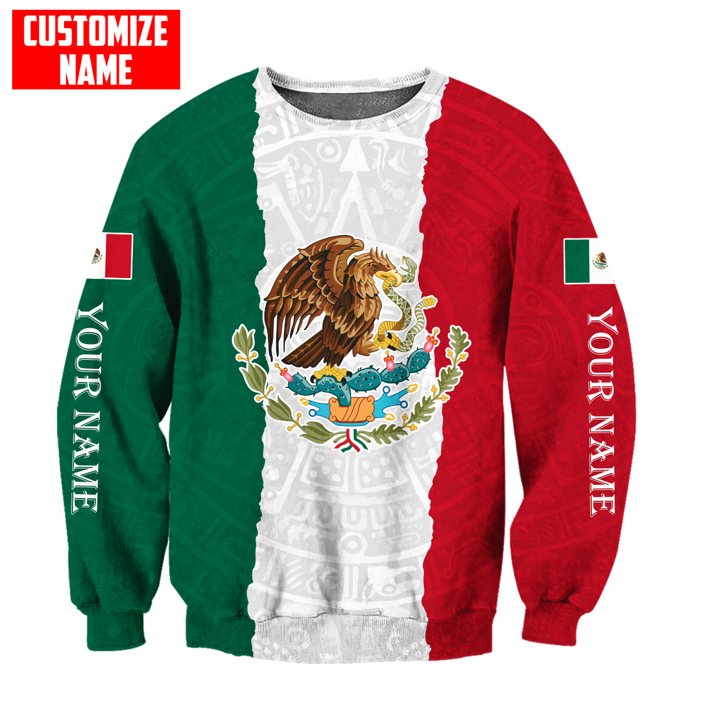 Personalized Name Mexico 3D All Over Printed Unisex Shirts DQB10072101