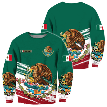 Persionalized Mexico 3D All Over Printed Unisex Shirts