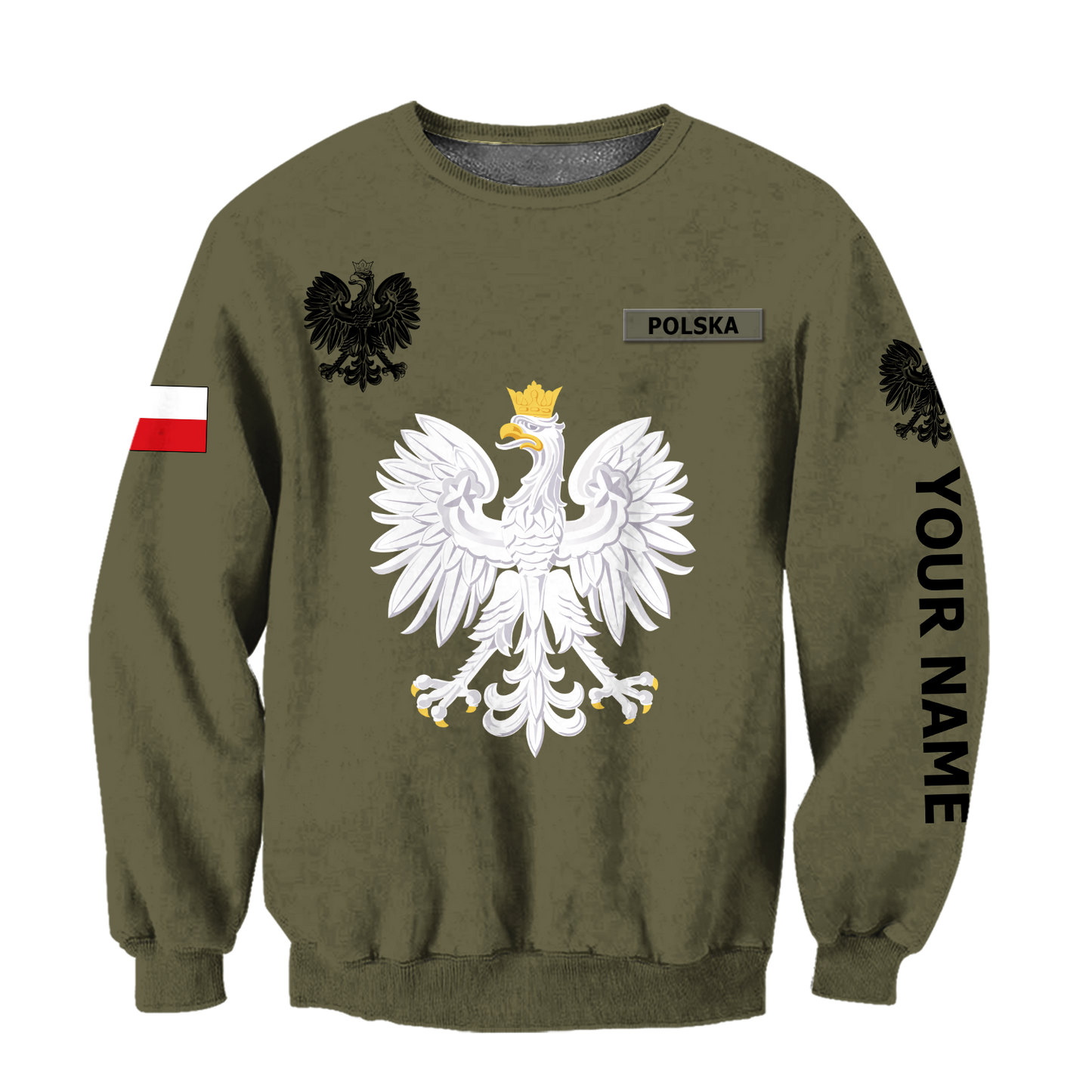 Personalized Polska 3D All Over Printed Unisex Hoodie