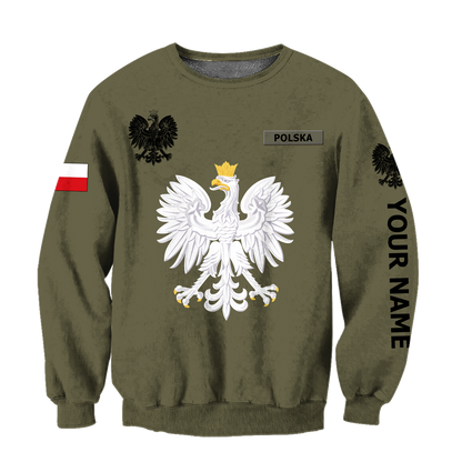 Personalized Polska 3D All Over Printed Unisex Hoodie