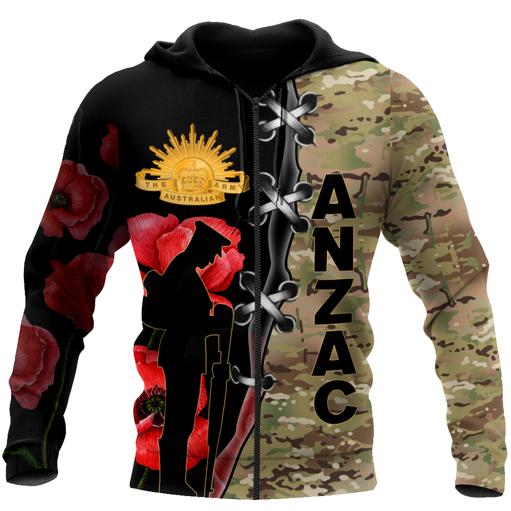 Premium Anzac Day 3D Printed Unisex Shirts TN NTN17042104