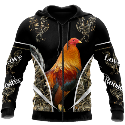 Rooster 3D Printed Unisex Shirts TNA22042101