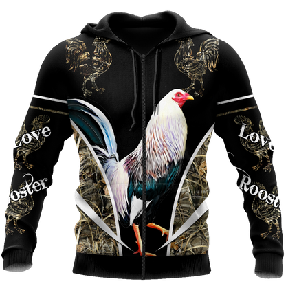 Rooster 3D Printed Unisex Shirts TNA22042103VH
