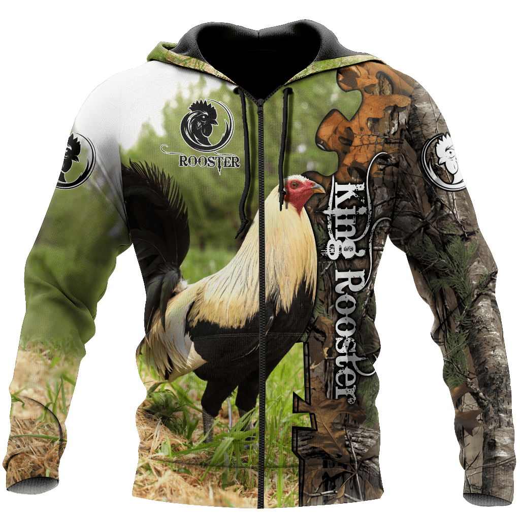 King Rooster 3D Printed Unisex Shirts HHT23042106