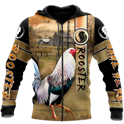 Personalized Rooster 3D Printed Unisex Shirts TNA24042102VH