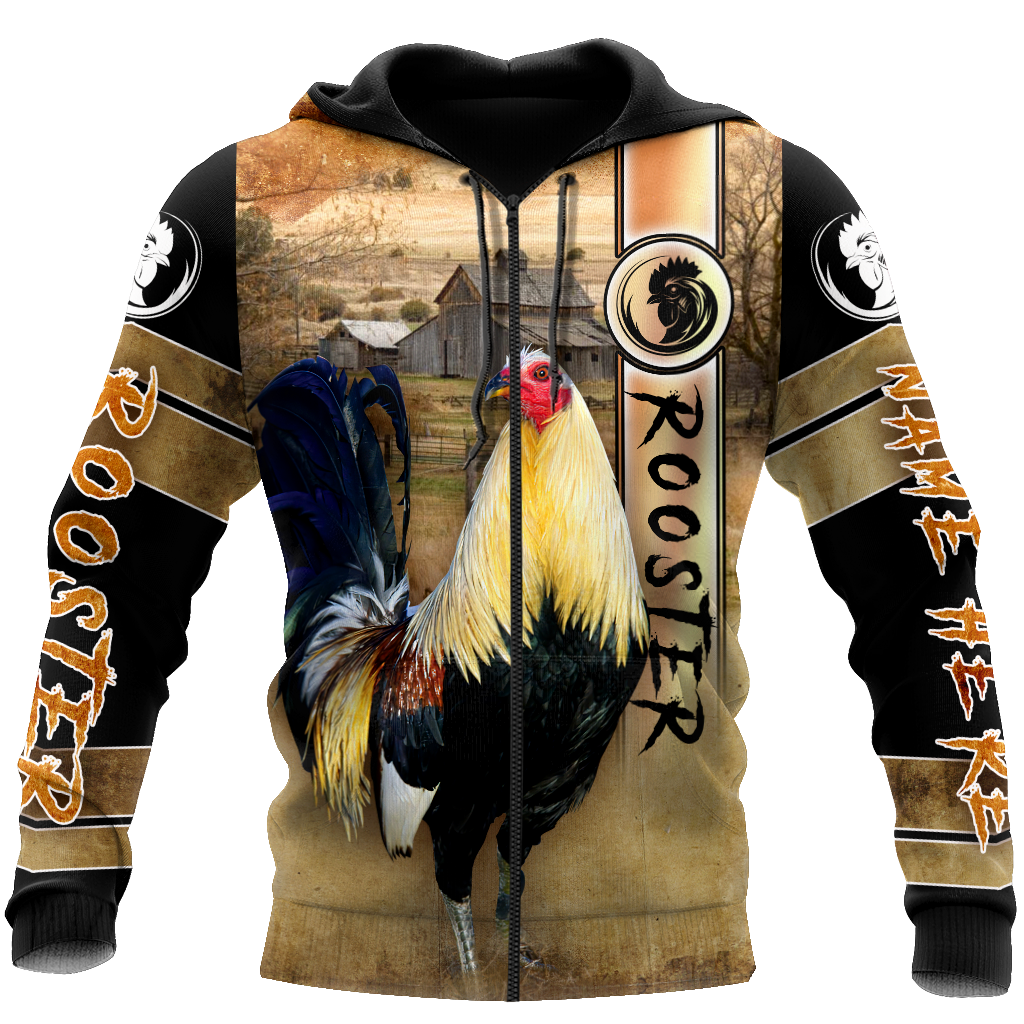 Personalized Rooster 3D Printed Unisex Shirts TNA24042103