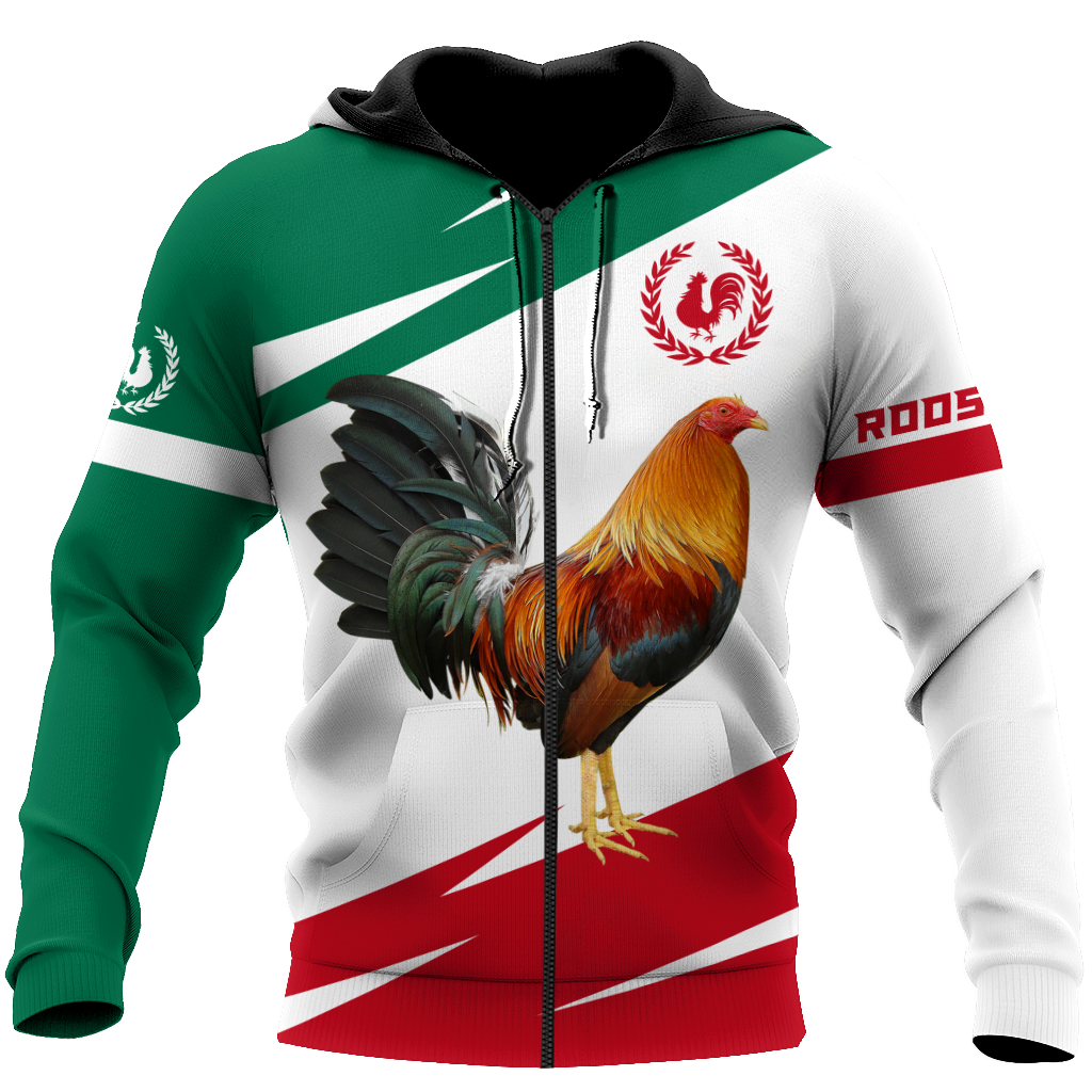 Mexican Rooster 3D Printed Unisex Shirts SN10052101