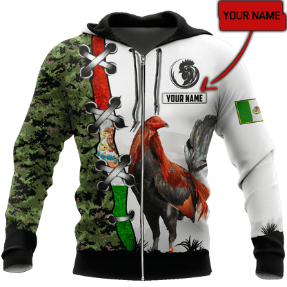 Personalized Mexican Rooster 3D Printed Unisex Shirts DD13052101