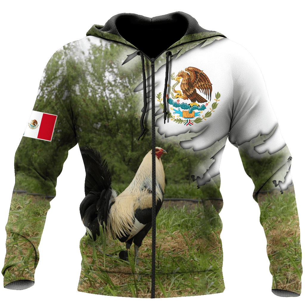 Mexican Rooster 3D Printed Unisex Shirts HHT13052107