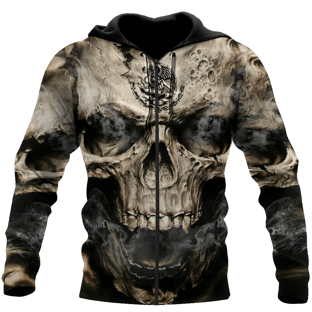 Mexican Skull 3D All Over Printed Unisex Hoodie