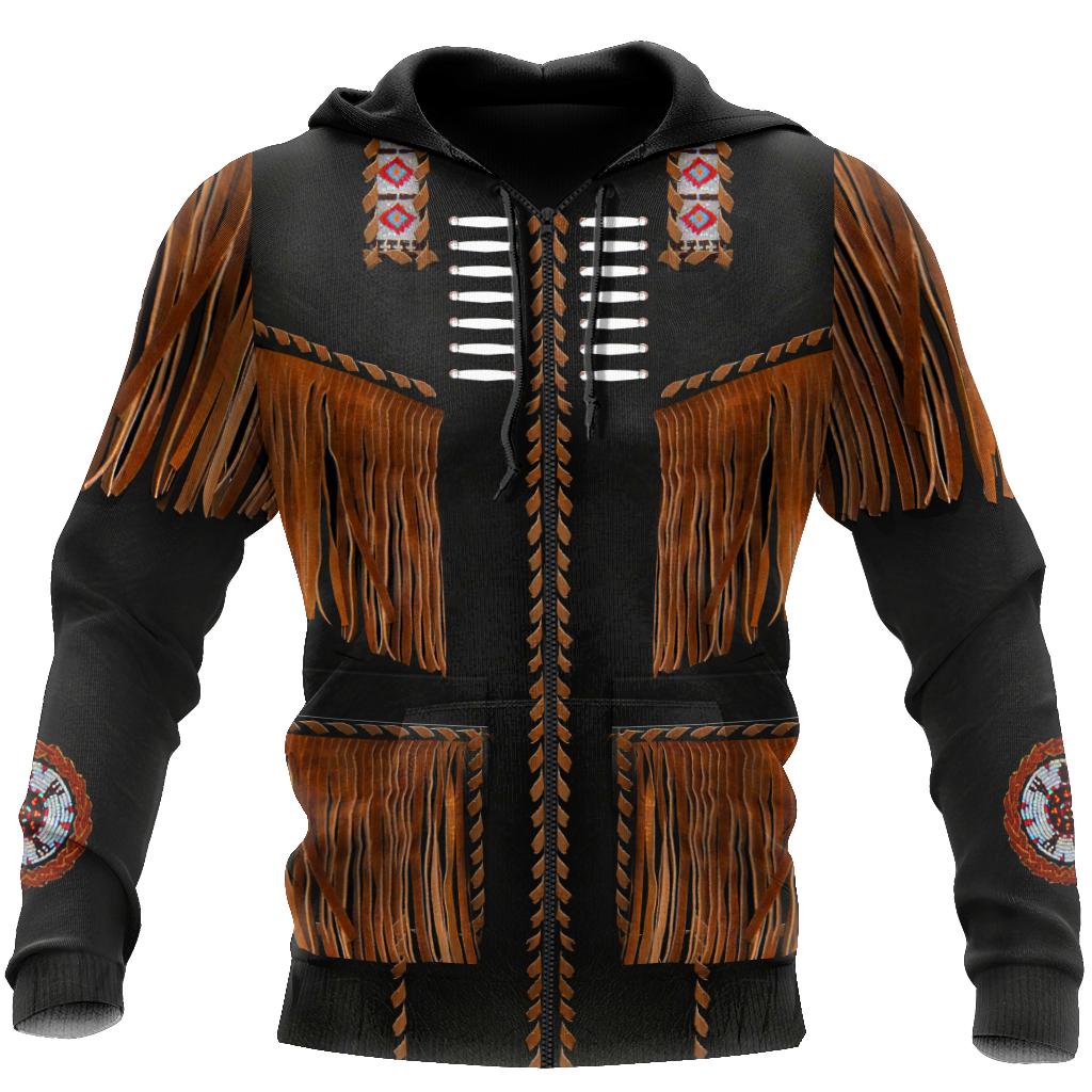Cowboy Jacket No9 Cosplay 3D Over Printed Unisex Deluxe Hoodie ML