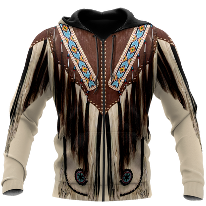 Cowboy Jacket No11 Cosplay 3D Over Printed Unisex Deluxe Hoodie ML