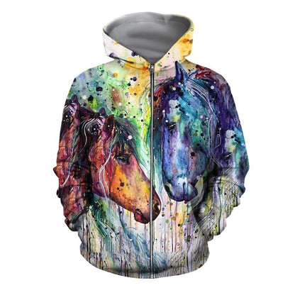 3D PRINTED HORSE SHIRT - Amaze Style™-Apparel