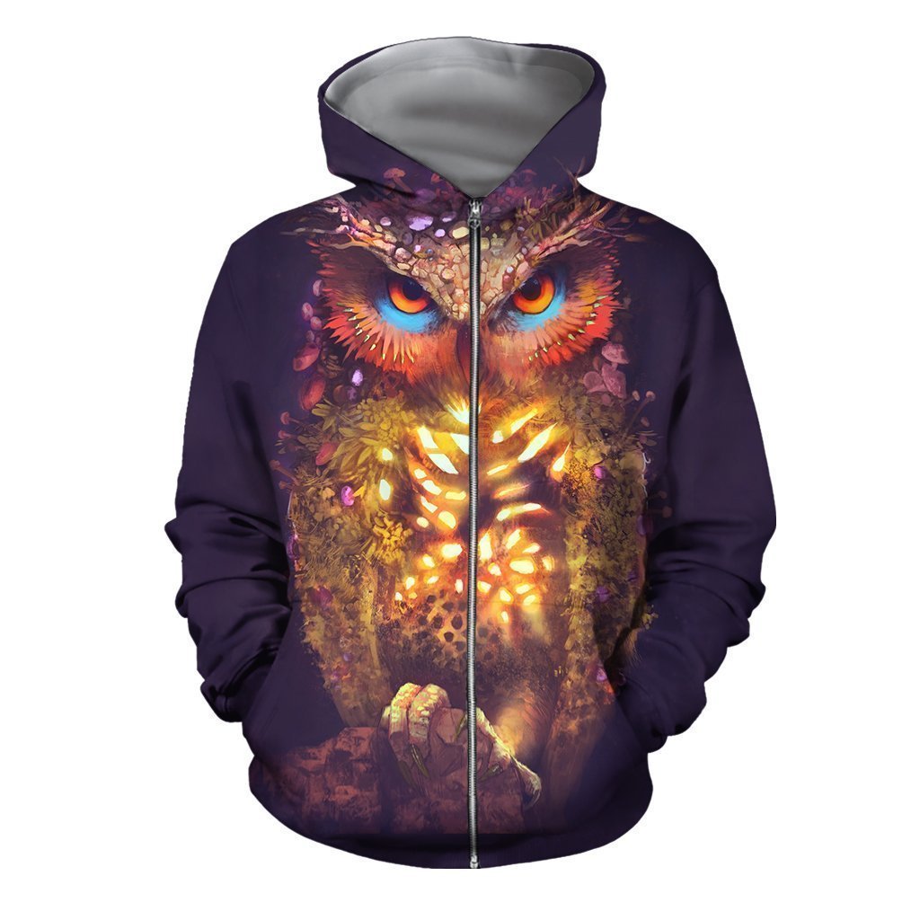 3D All Over Printed Owl Shirts and Shorts - Amaze Style™-Apparel