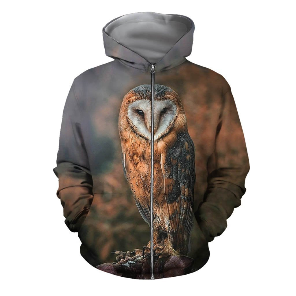 3D All Over Printed Owl Royal Shirts and Shorts - Amaze Style™-Apparel