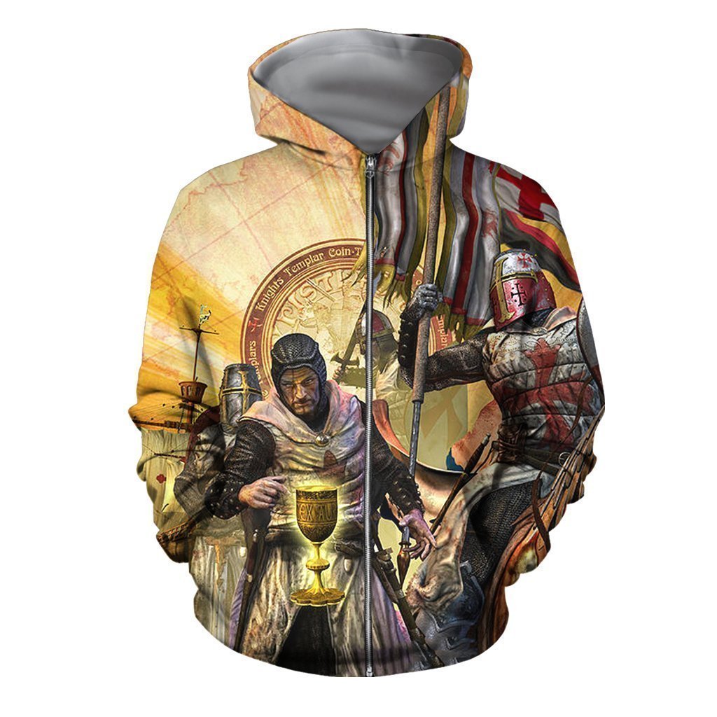 3D All Over Printed Templar Shirts - Amaze Style™-Apparel