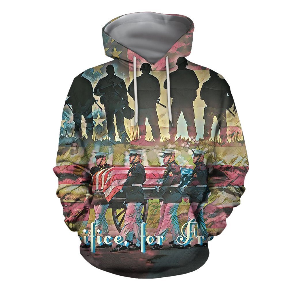 All Over Printed Sacrifice For Freedom Shirts - Amaze Style™-Apparel