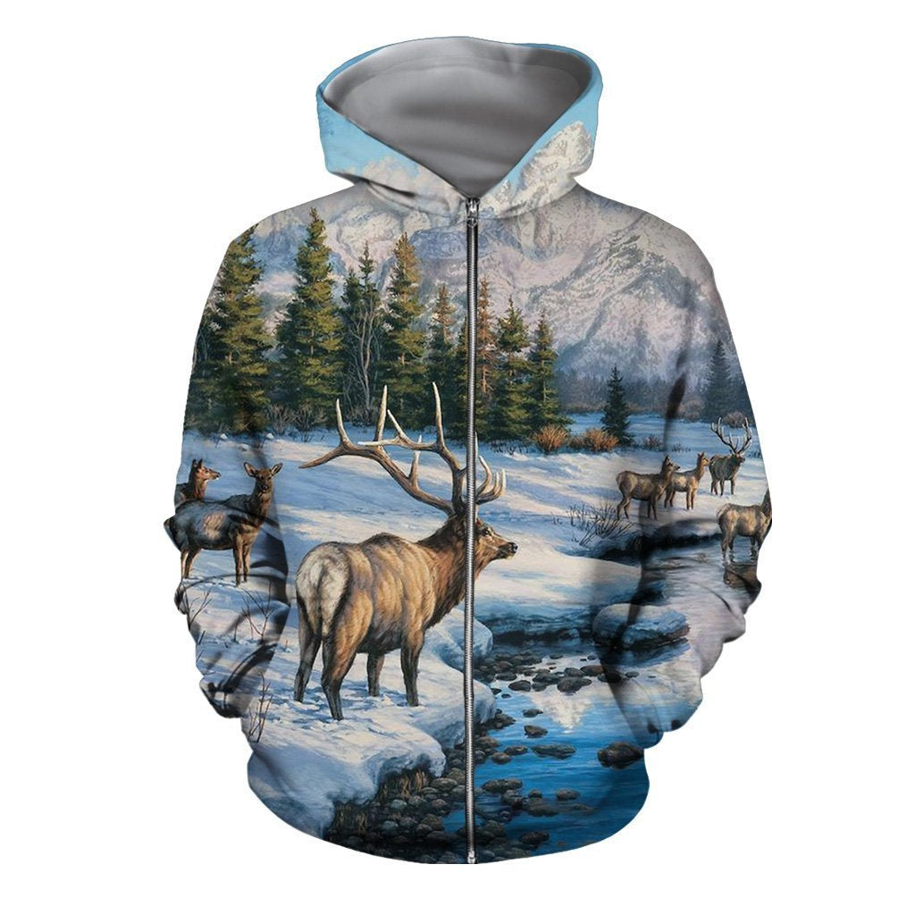 3D Printed Deer Art Clothes - Amaze Style™-Apparel