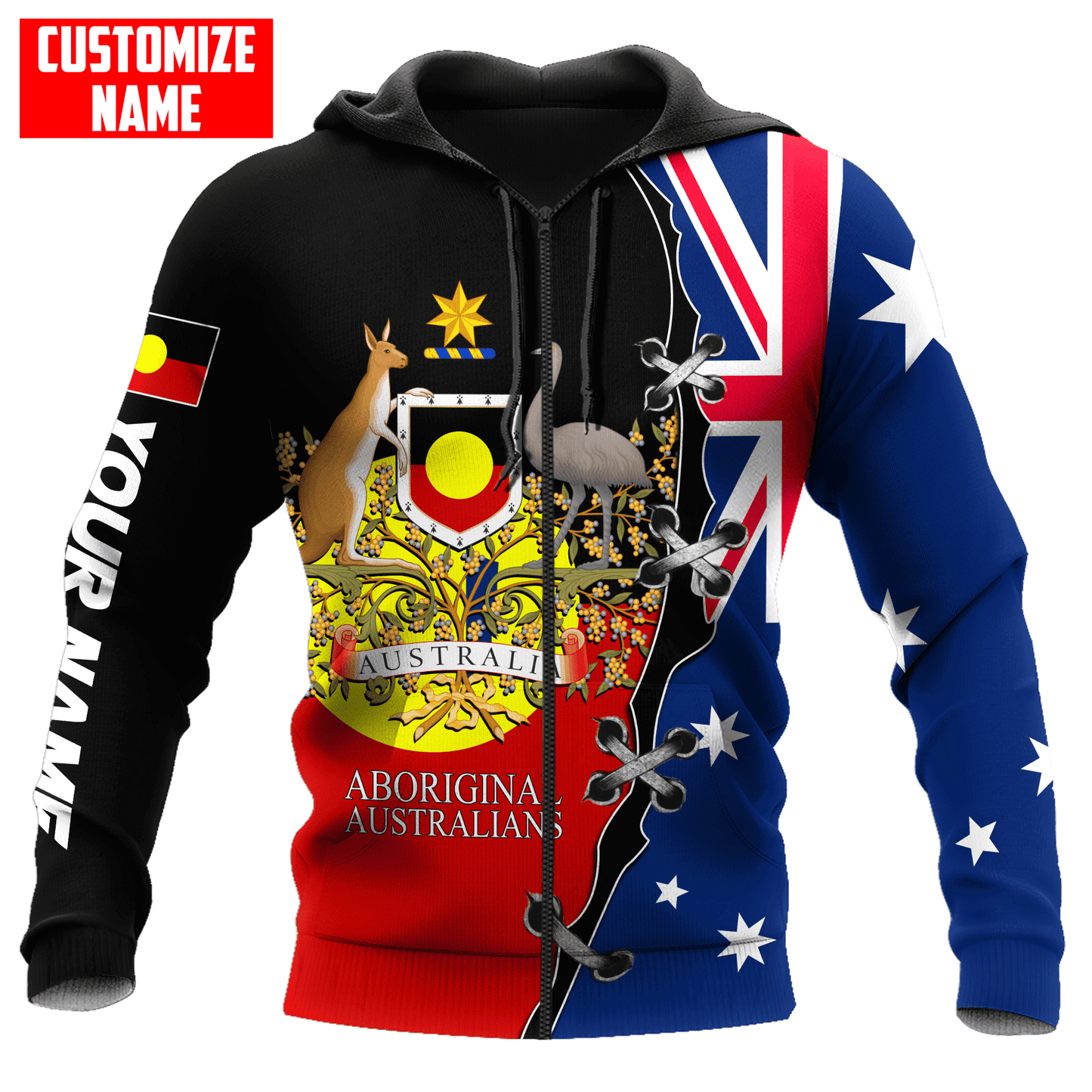 Personalized Name Australia 3D All Over Printed Unisex Shirts