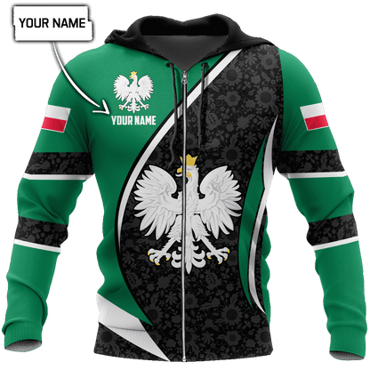 Personalized Polska 3D All Over Printed Unisex Hoodie