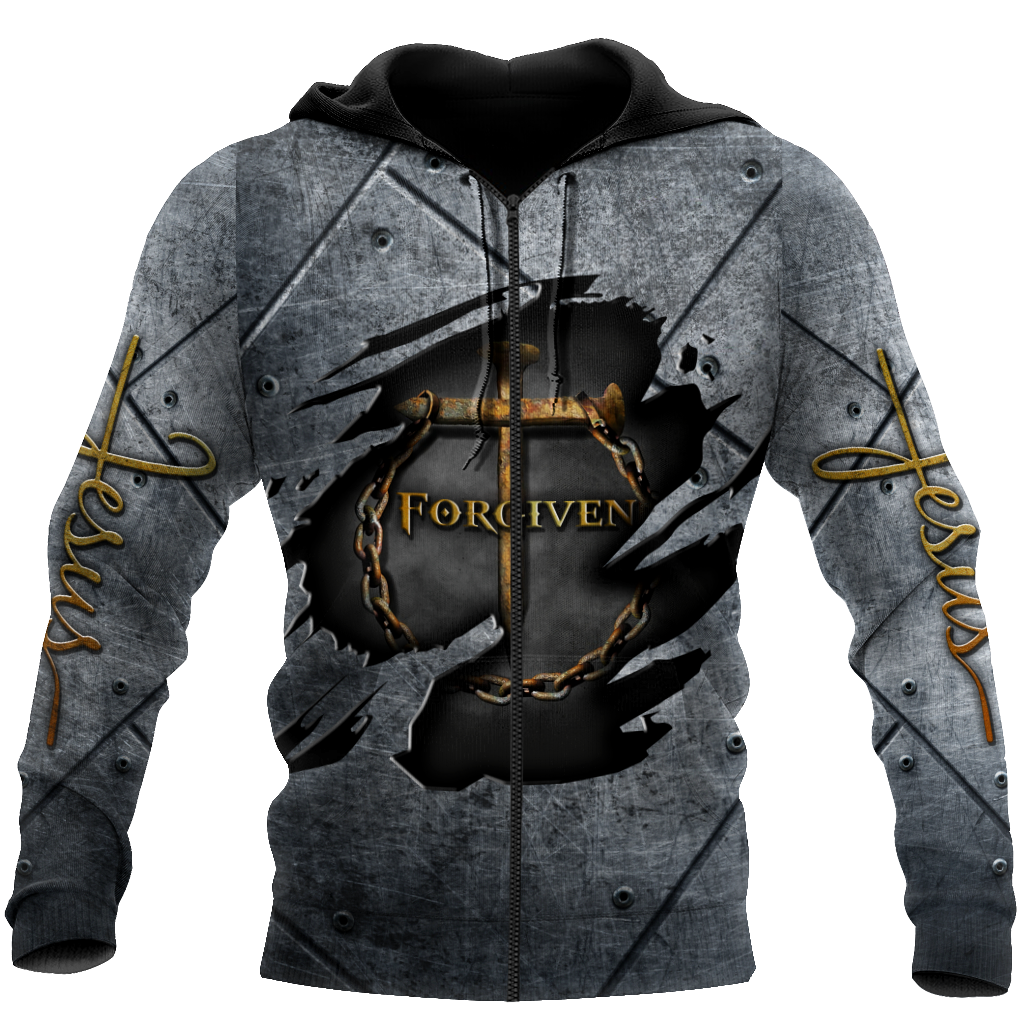 Faith in God Forgiven - Christian - 3D All Over Printed Style for Men and Women