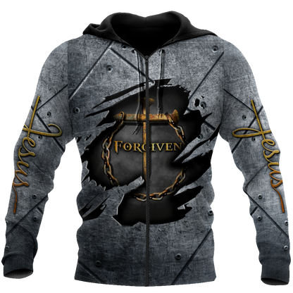 Faith in God Forgiven - Christian - 3D All Over Printed Style for Men and Women