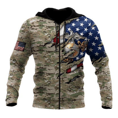 Army 3D All Over Printed Unisex Shirts