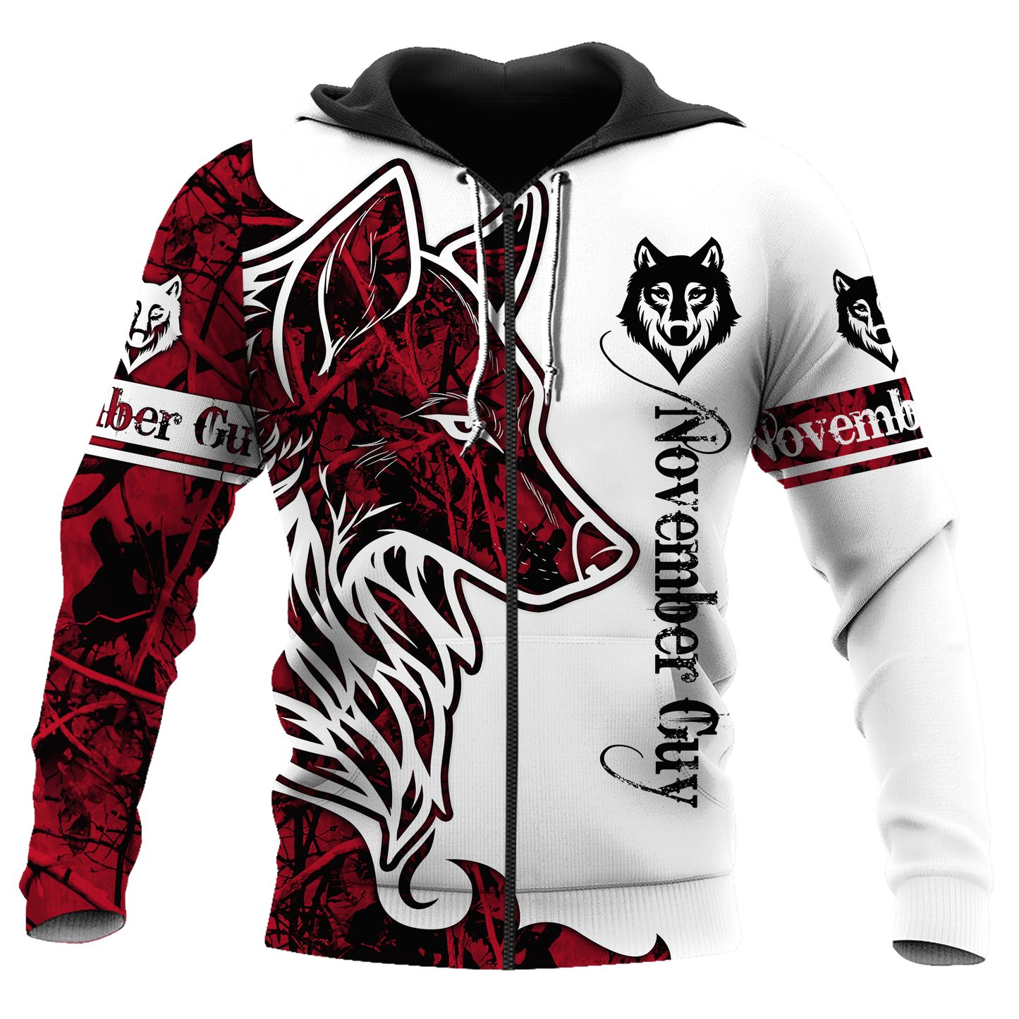 November Wolf 3D All Over Printed Shirts Pi112071
