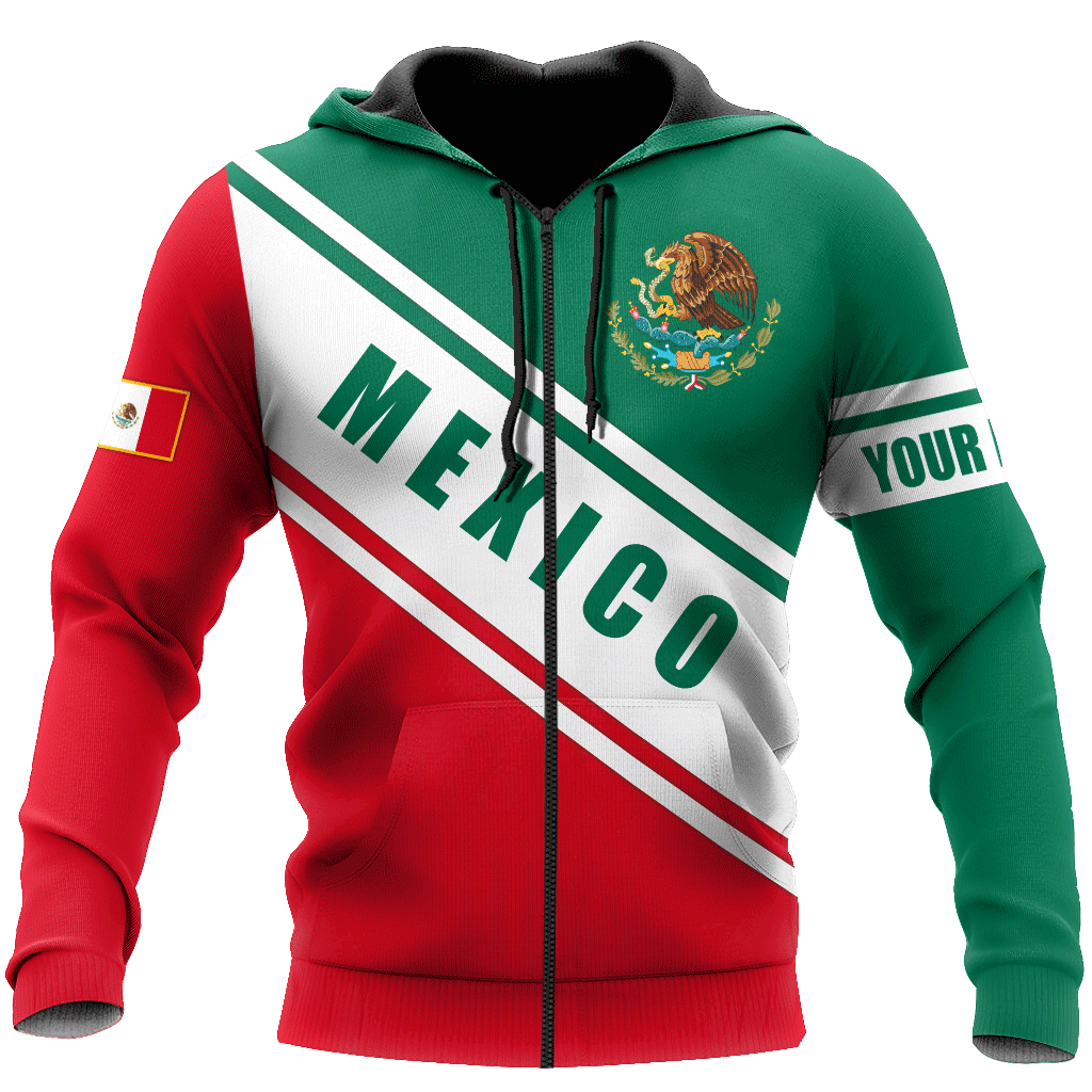 Personalized Name Mexico 3D All Over Printed Unisex Shirts