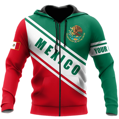 Personalized Name Mexico 3D All Over Printed Unisex Shirts