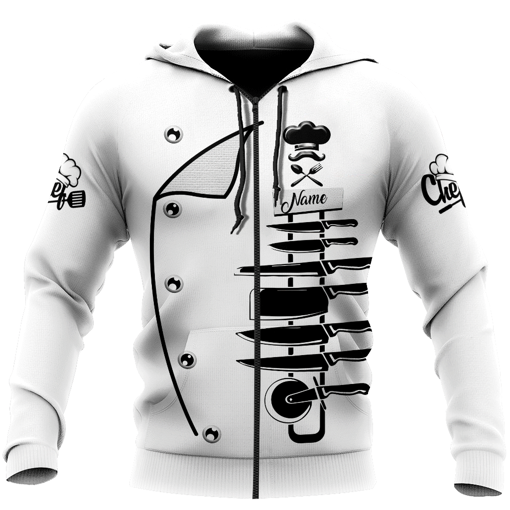 Custom Name Master Chef 3D All Over Printed Unisex Shirts
