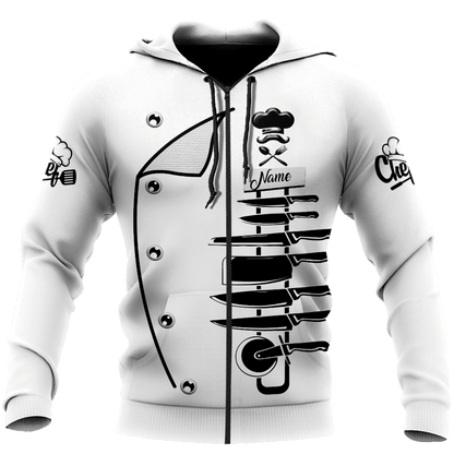 Custom Name Master Chef 3D All Over Printed Unisex Shirts