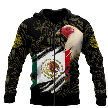 Personalized Mexican Rooster 3D Printed Unisex Shirt